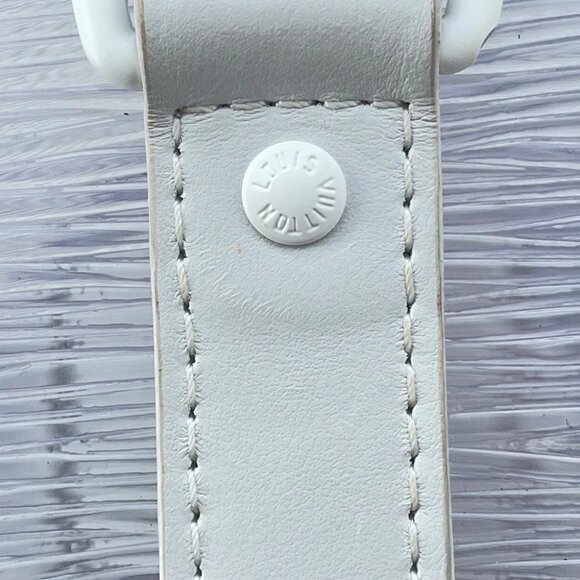LOUIS VUITTON Epi Leather Plage Keepall Bandouliere Size 50 PVC White - Picture 8 of 16